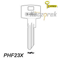Expres 246 - klucz surowy mosiężny - PHF23X